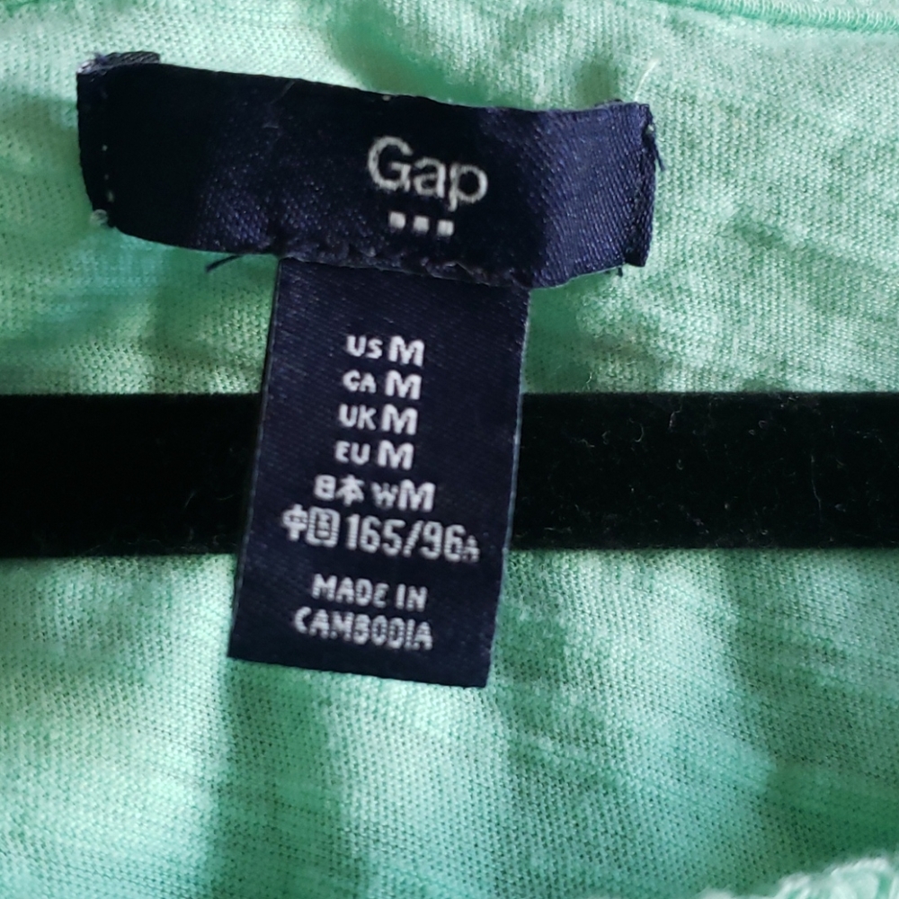 Cap Sleeve Decorative T-Shirt - Picture 2 of 7